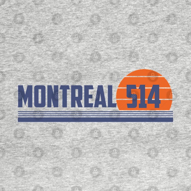 514 Montreal Quebec Area Code by Eureka Shirts